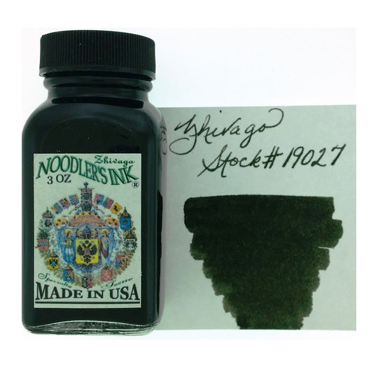 Noodler's 19027 Zhivago Ink Bottle, Green - 88ml