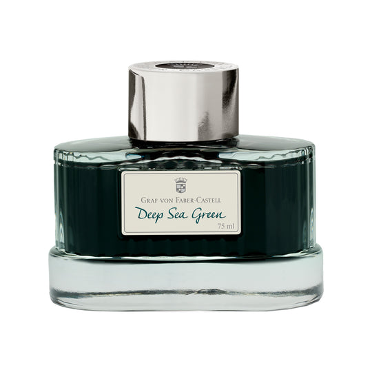 Graf Von Faber-Castell Deep Sea Green Ink Bottle - 75ml