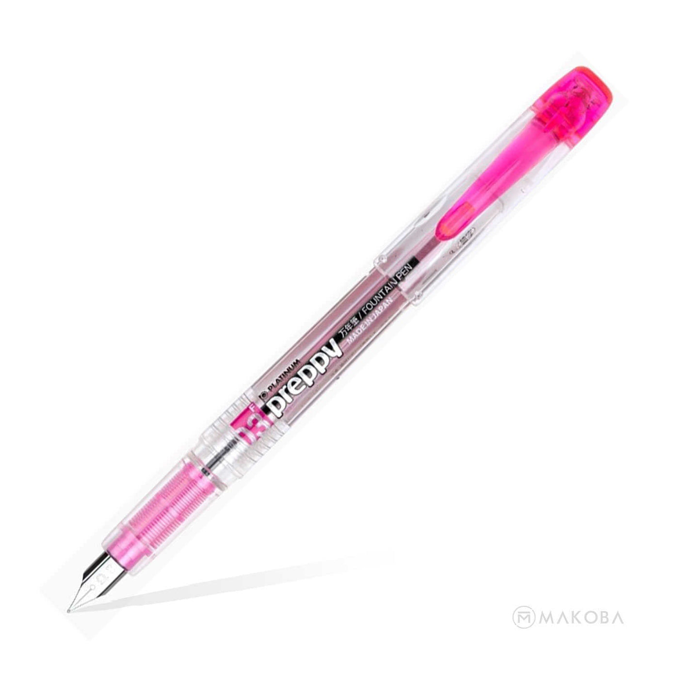 Platinum Preppy Fountain Pen, Pink - Steel Nib