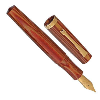 Magna Carta Libertatum Crown Fountain Pen - Red Gold GT