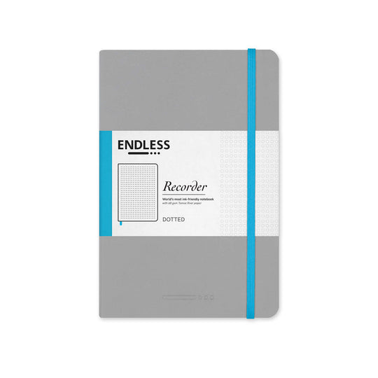 Endless Recorder Mountain Snow Regalia Notebook - A5, Dotted