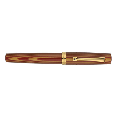 Magna Carta Libertatum Crown Fountain Pen - Red Gold GT