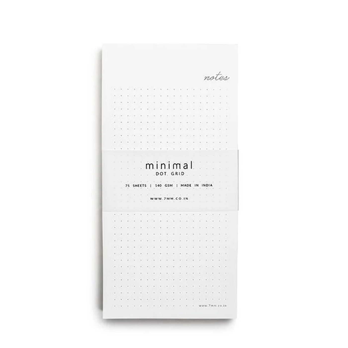 7mm Minimal Dot Grid Notepad 7