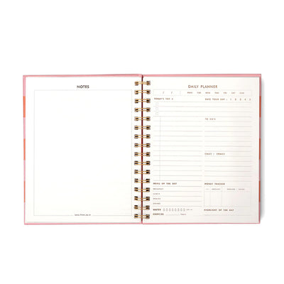 7mm Undated Daily Planner - Blush & Bloom 3