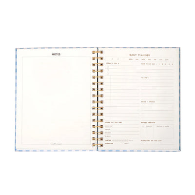 7mm Undated Daily Planner - Checkered Skies 3