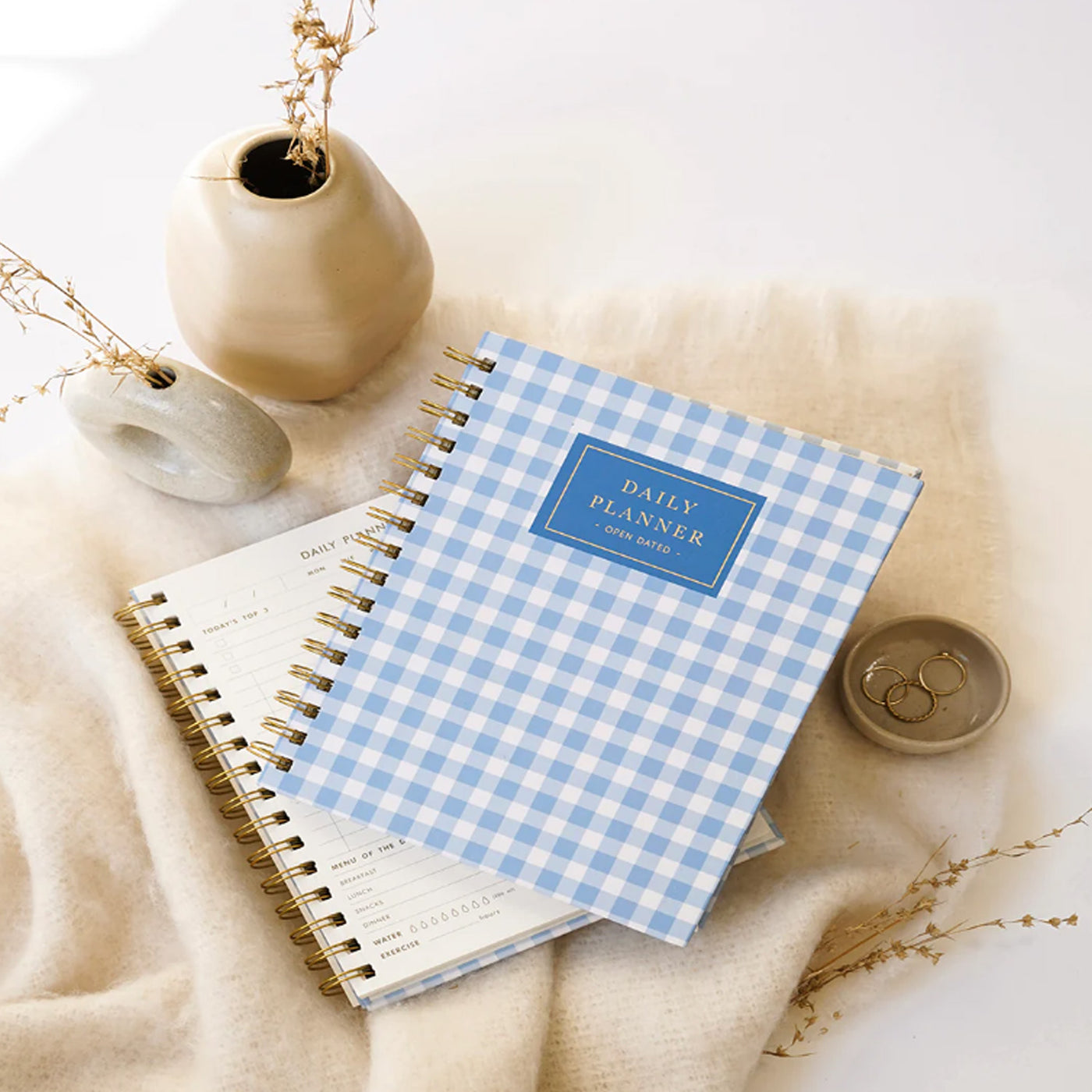 7mm Undated Daily Planner - Checkered Skies 5