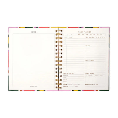 7mm Undated Daily Planner - Retro Glam 3