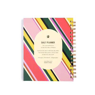 7mm Undated Daily Planner - Retro Glam 6