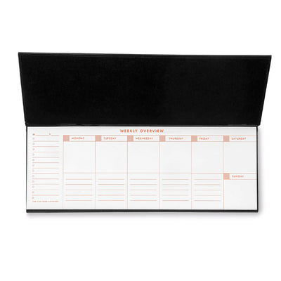 7mm Undated Weekly Planner - Charcoal 5