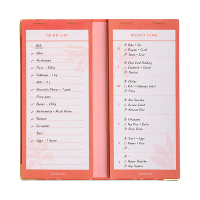 7mm Undated Weekly Planner - Coral Rush 6