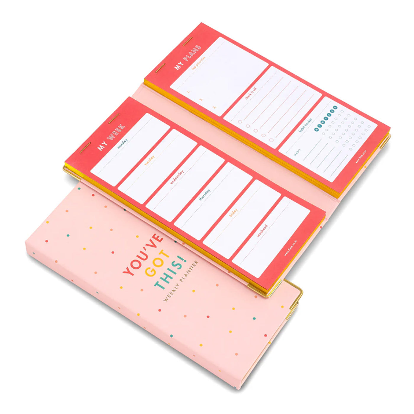 7mm Undated Weekly Planner - Sprinkles 3