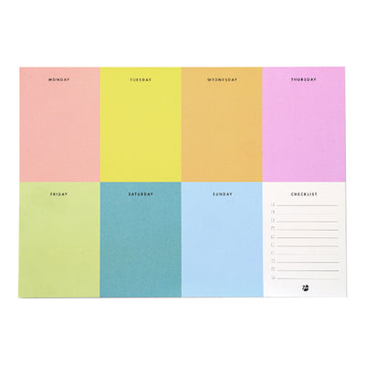 7mm Weekly Colorblock Deskpad 1