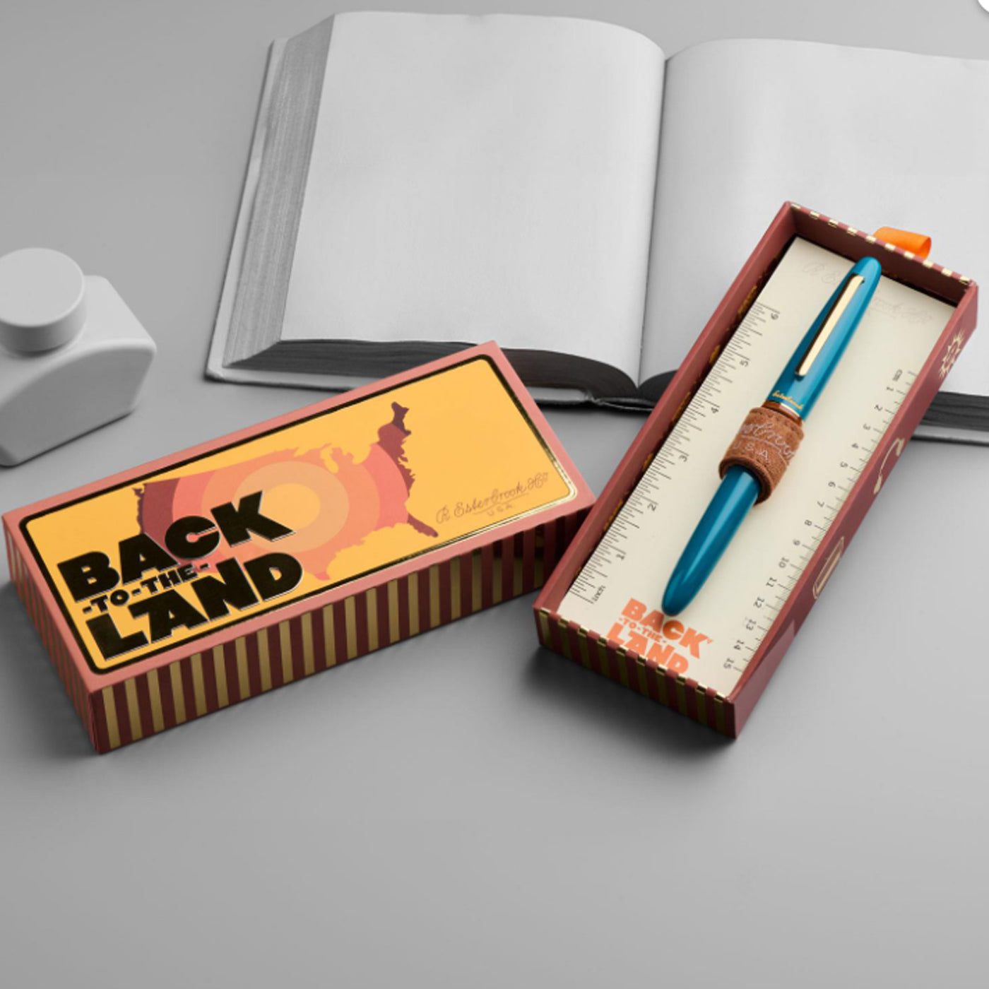 Esterbrook Back to the Land Estie Piston Fountain Pen - Funky Lake GT