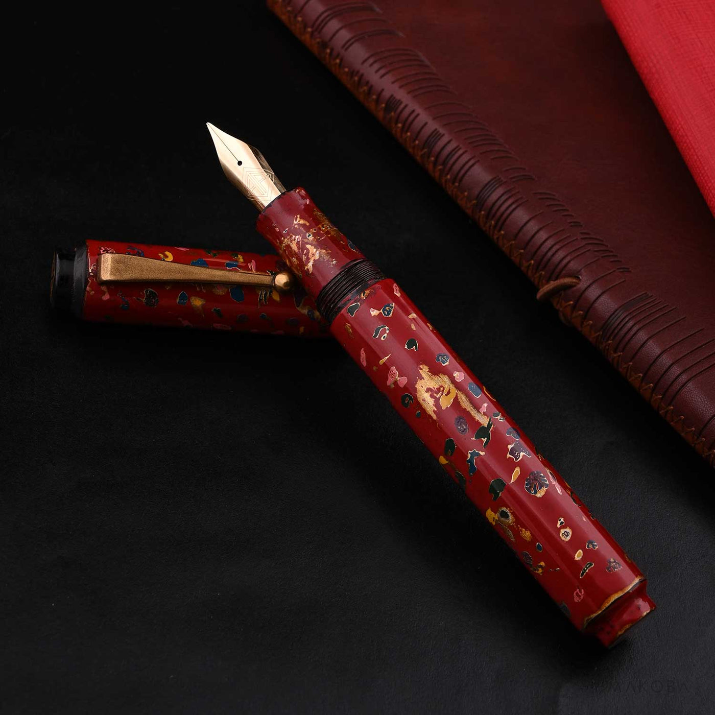 AP Magical Nuri Limited Edition Fountain Pen Red 18K Gold Nib 1