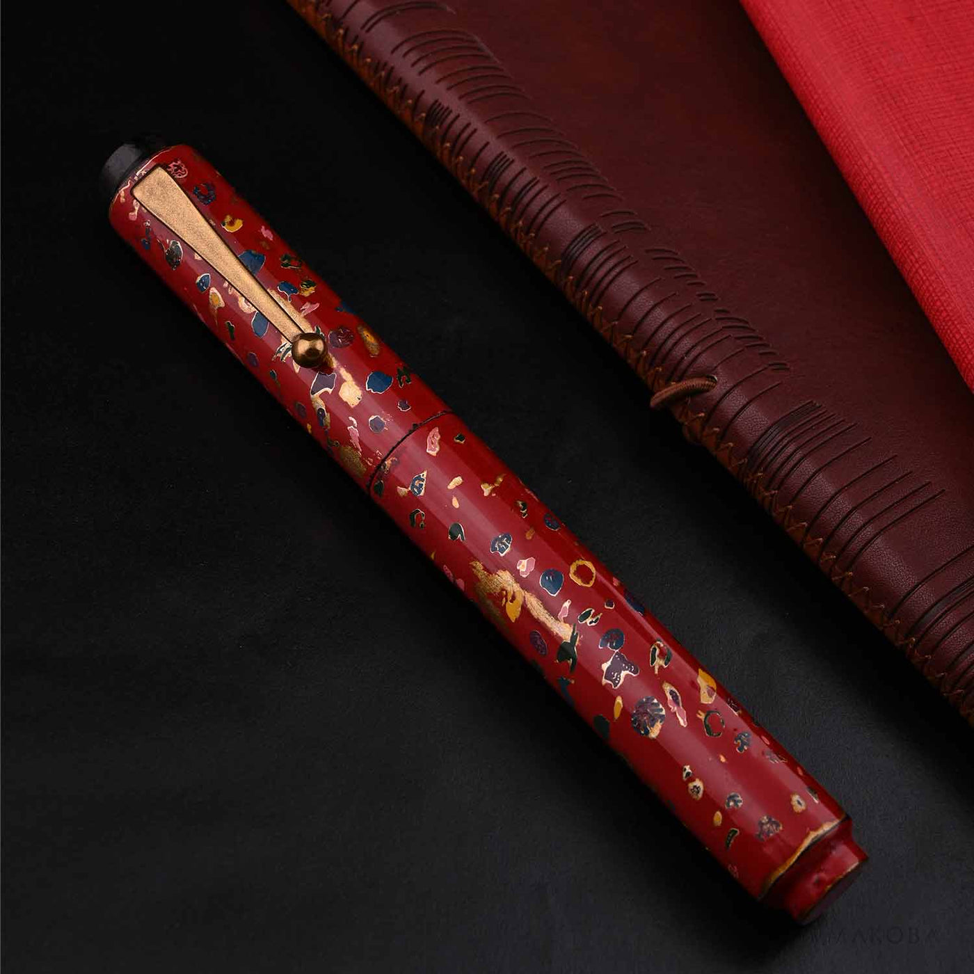 AP Magical Nuri Limited Edition Fountain Pen Red 18K Gold Nib 5