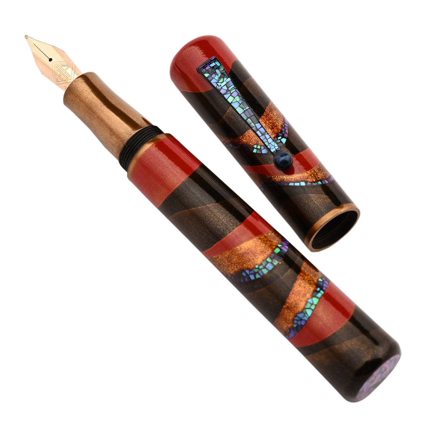 AP Limited Editions - The Writer Maki-e Art Fountain Pen - The Dunes 3
