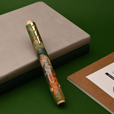 AP Limited Editions - The Writer Russian Lacquer Art Fountain Pen - The Young Krishna 10