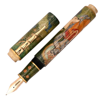 AP Limited Editions - The Writer Russian Lacquer Art Fountain Pen - The Young Krishna 1