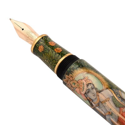AP Limited Editions - The Writer Russian Lacquer Art Fountain Pen - The Young Krishna 2