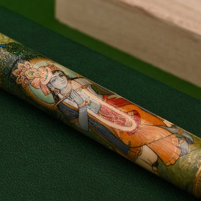 AP Limited Editions - The Writer Russian Lacquer Art Fountain Pen - The Young Krishna 7