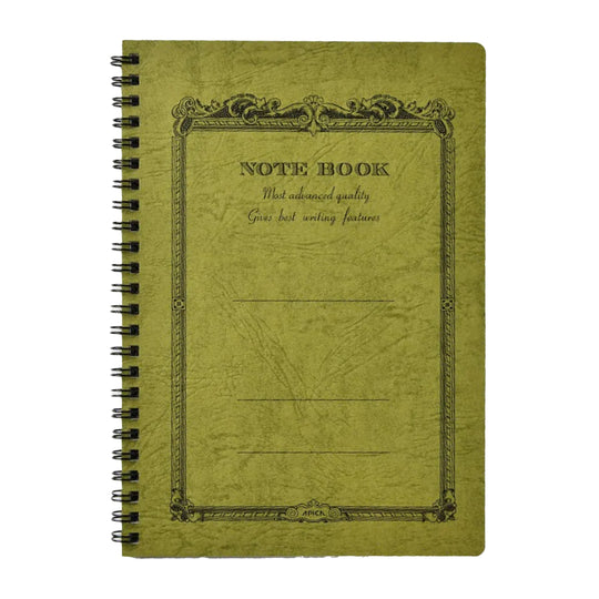 Apica CD Twin Ring Notebook - Olive (Kanran) - Semi B5 - Ruled