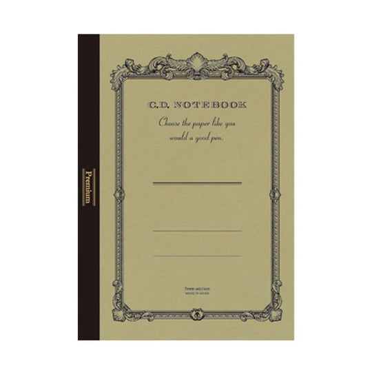 Apica Premium CD Notebook - Golden - A5 - Squared