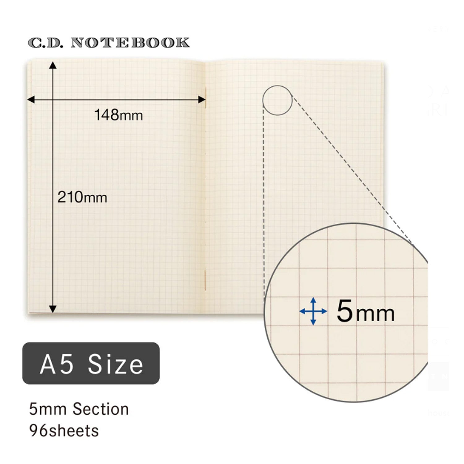 Buy Apica Squared A5 Notebook | Acid Free Paper Notebook | Makoba