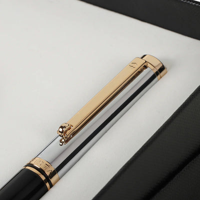 Arista Gift Set - Switch Black & Chrome GT Ball Pen with Table Clock 5