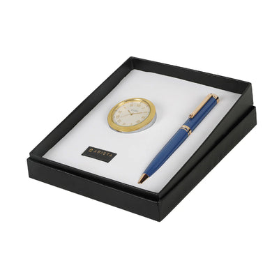 Arista Gift Set - Switch Blue GT Ball Pen with Table Clock 1