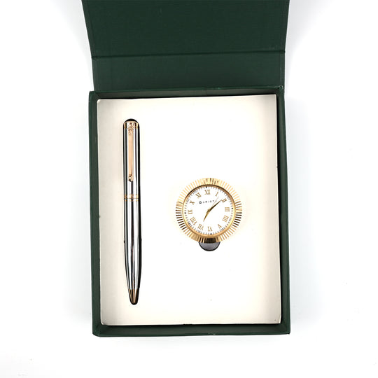 Arista Gift Set - Switch Chrome GT Ball Pen with Table Clock