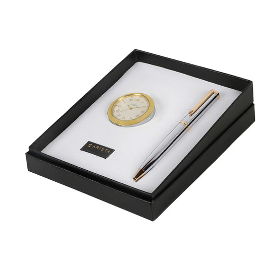 Arista Gift Set - Switch Chrome GT Ball Pen with Table Clock