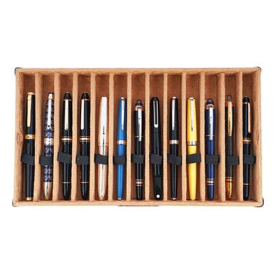 Arista Leatherite 38 Pen Holder - Blue 4