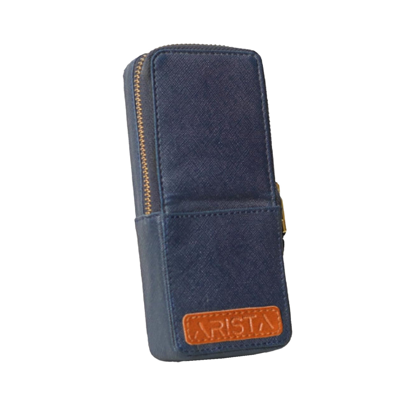 Arista Leatherite 3 Pen Holder - Blue