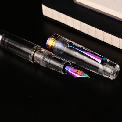 Arista One Fountain Pen - Clear Rainbow 12