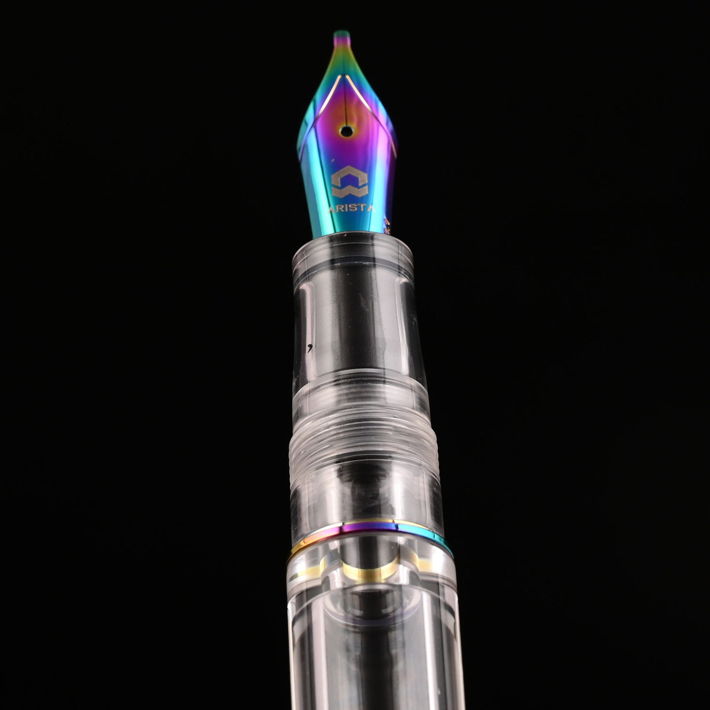 Arista One Fountain Pen - Clear Rainbow 13