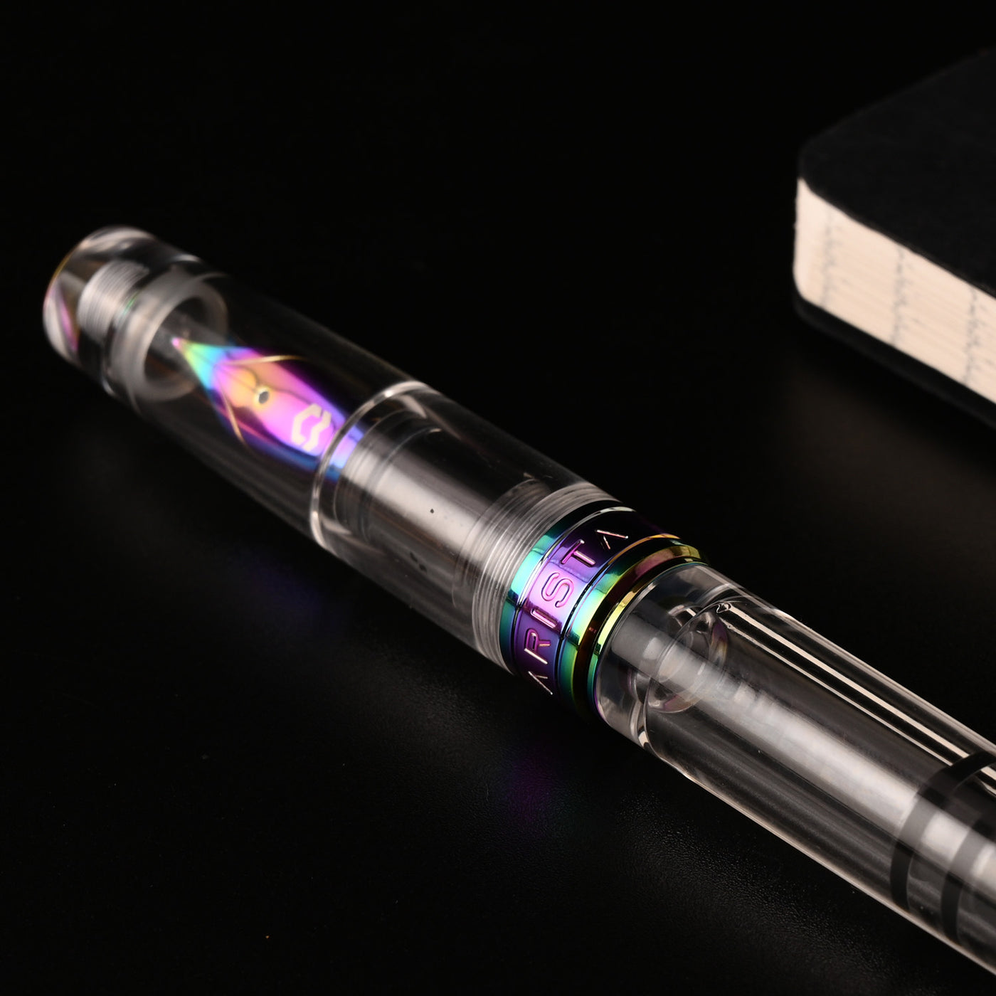 Arista One Fountain Pen - Clear Rainbow 15