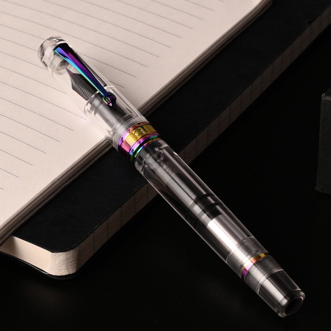 Arista One Fountain Pen - Clear Rainbow 17