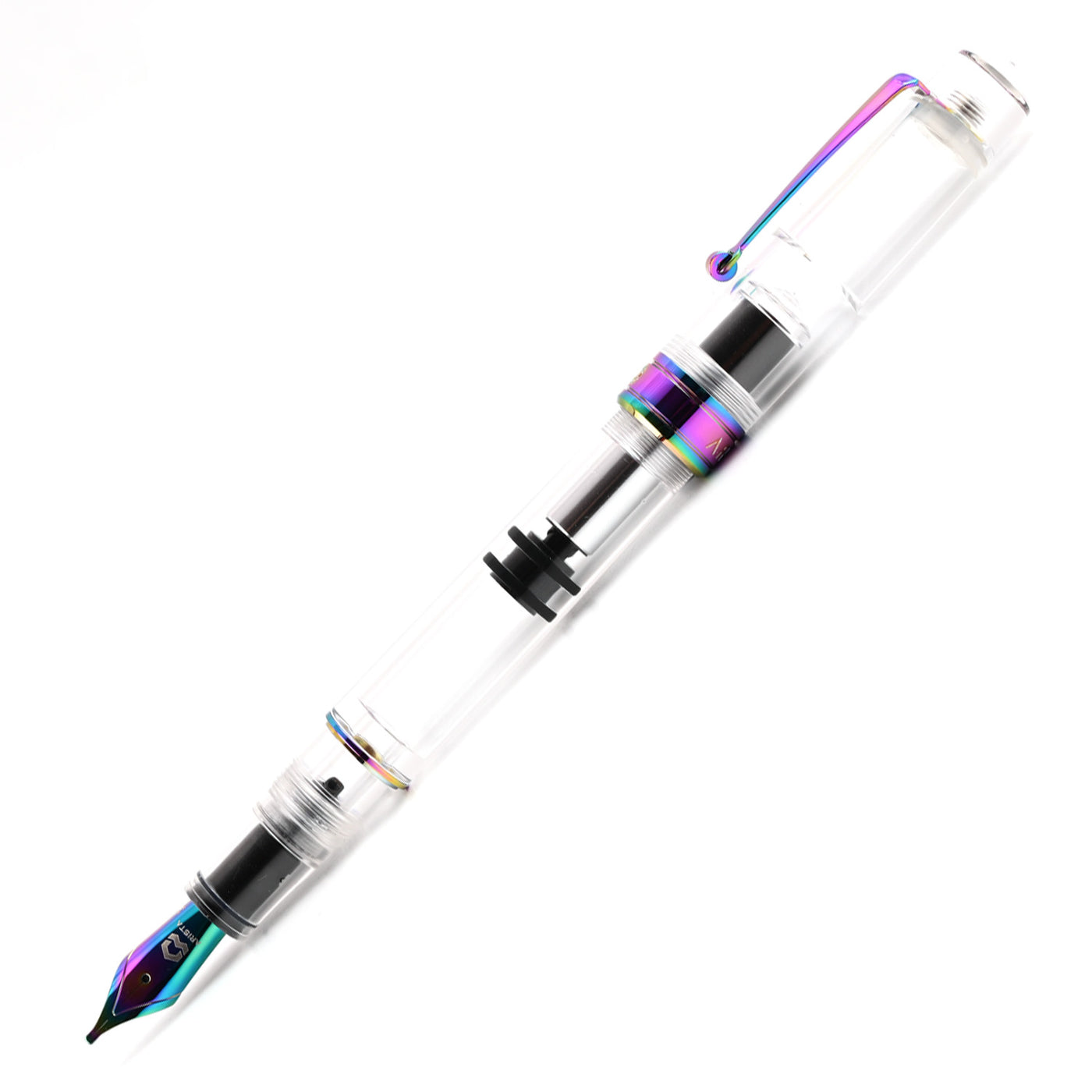 Arista One Fountain Pen - Clear Rainbow 1