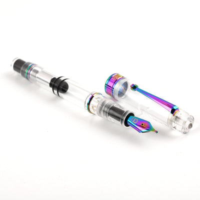 Arista One Fountain Pen - Clear Rainbow 3