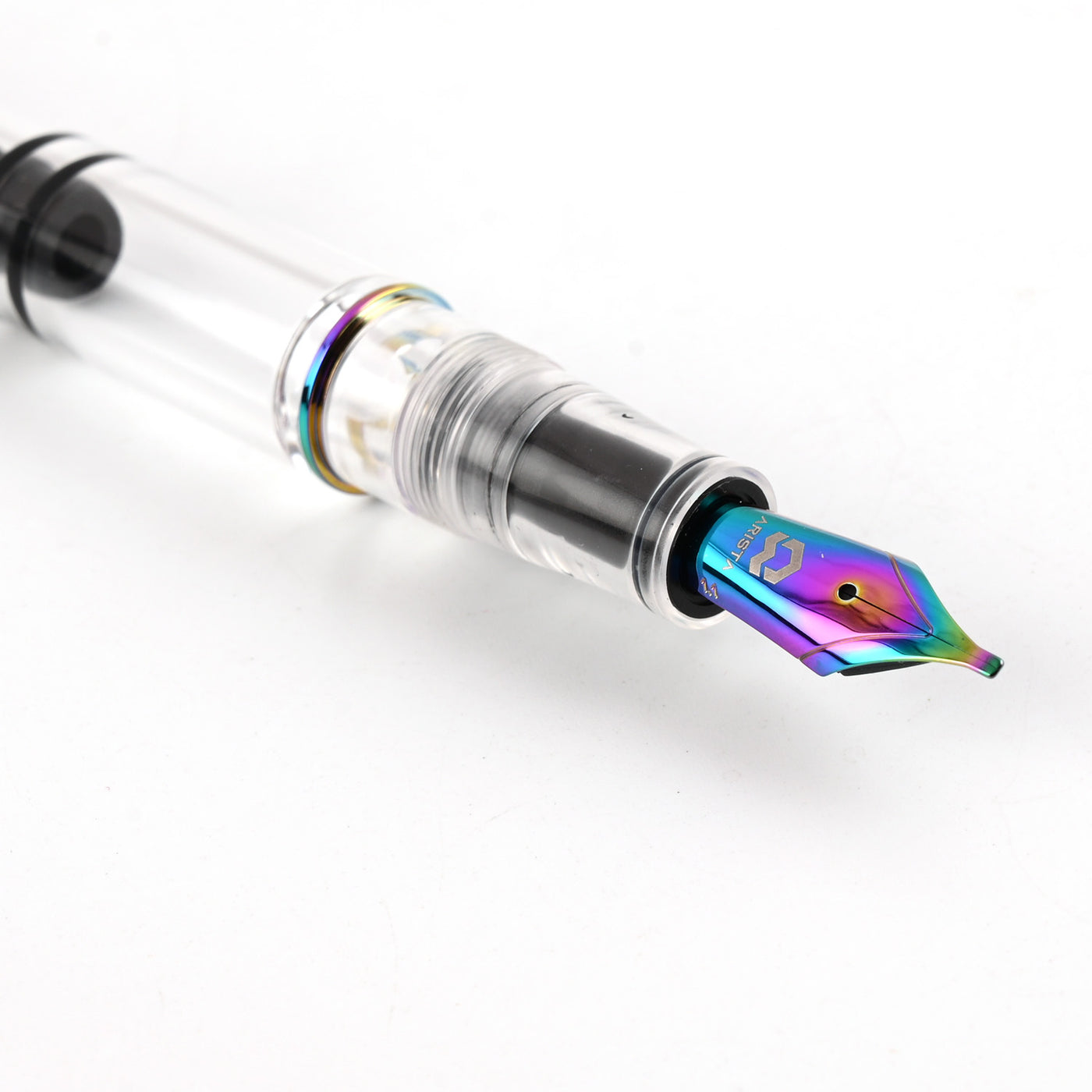 Arista One Fountain Pen - Clear Rainbow 4