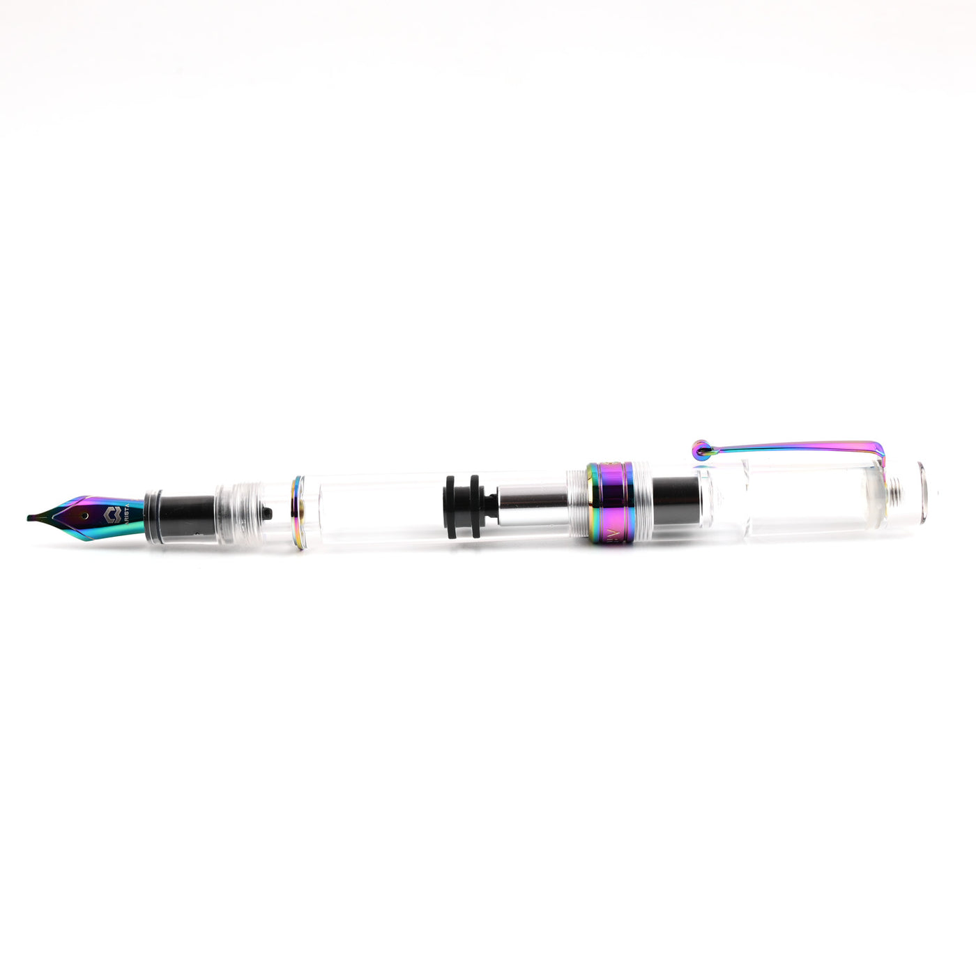 Arista One Fountain Pen - Clear Rainbow 9