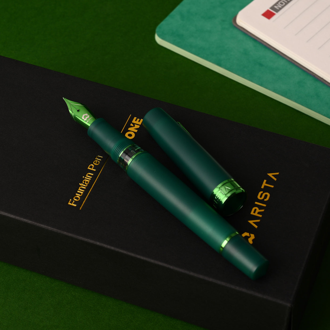 Arista One Fountain Pen - Forest Green