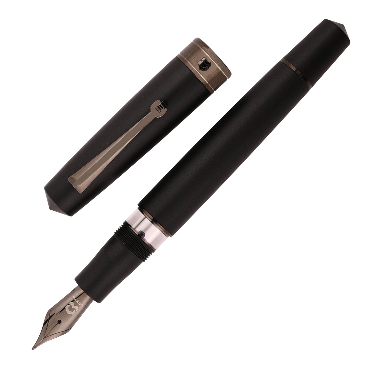 Buy Arista One Matte Black Fountain Pen | Fountain Pens Online |Makoba