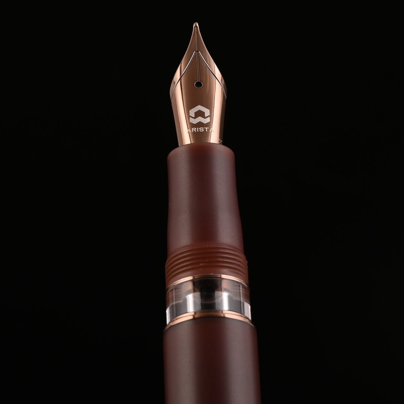 Arista One Fountain Pen - Matte Chocolate 12