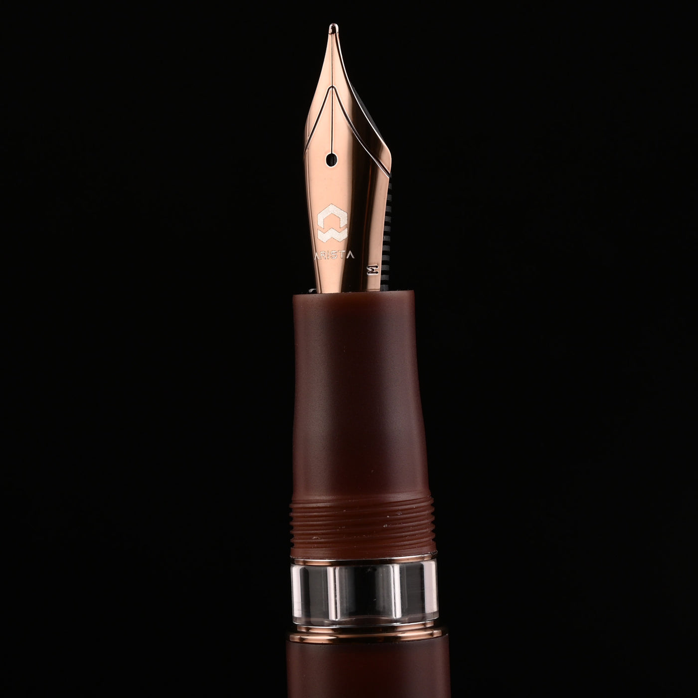 Arista One Fountain Pen - Matte Chocolate 14