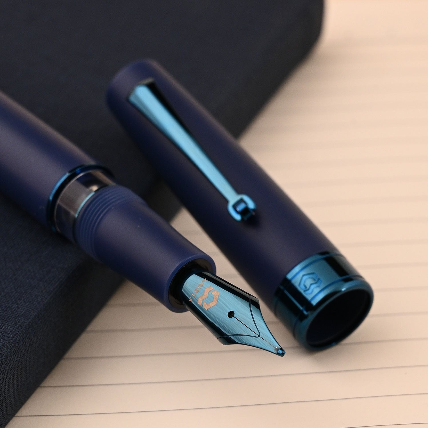 Shop Arista One Matte Dark Blue Fountain Pen|Fountain Pens Online|Makoba
