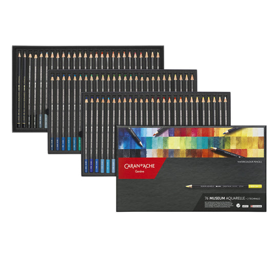 Caran d'Ache Museum Aquarelle - Standard Box of 76 Colours