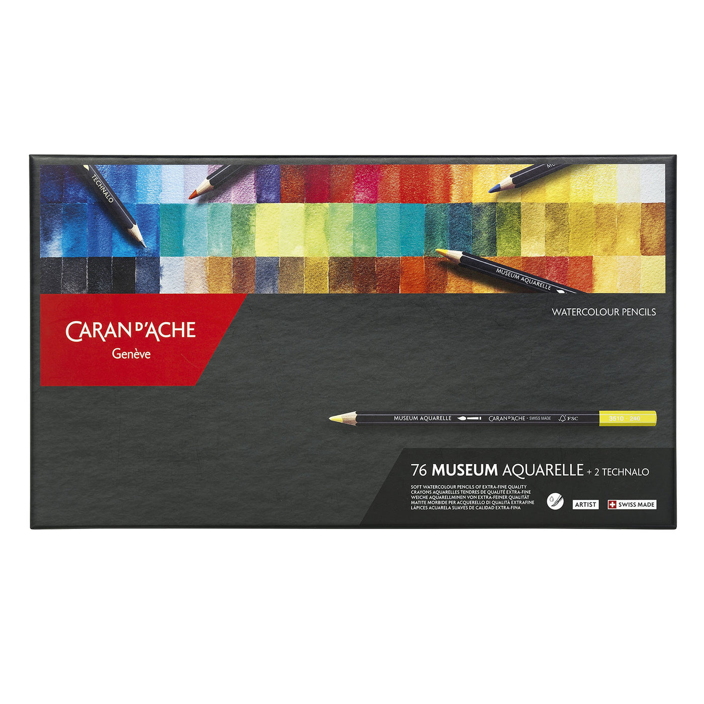 Caran d'Ache Museum Aquarelle - Standard Box of 76 Colours 5