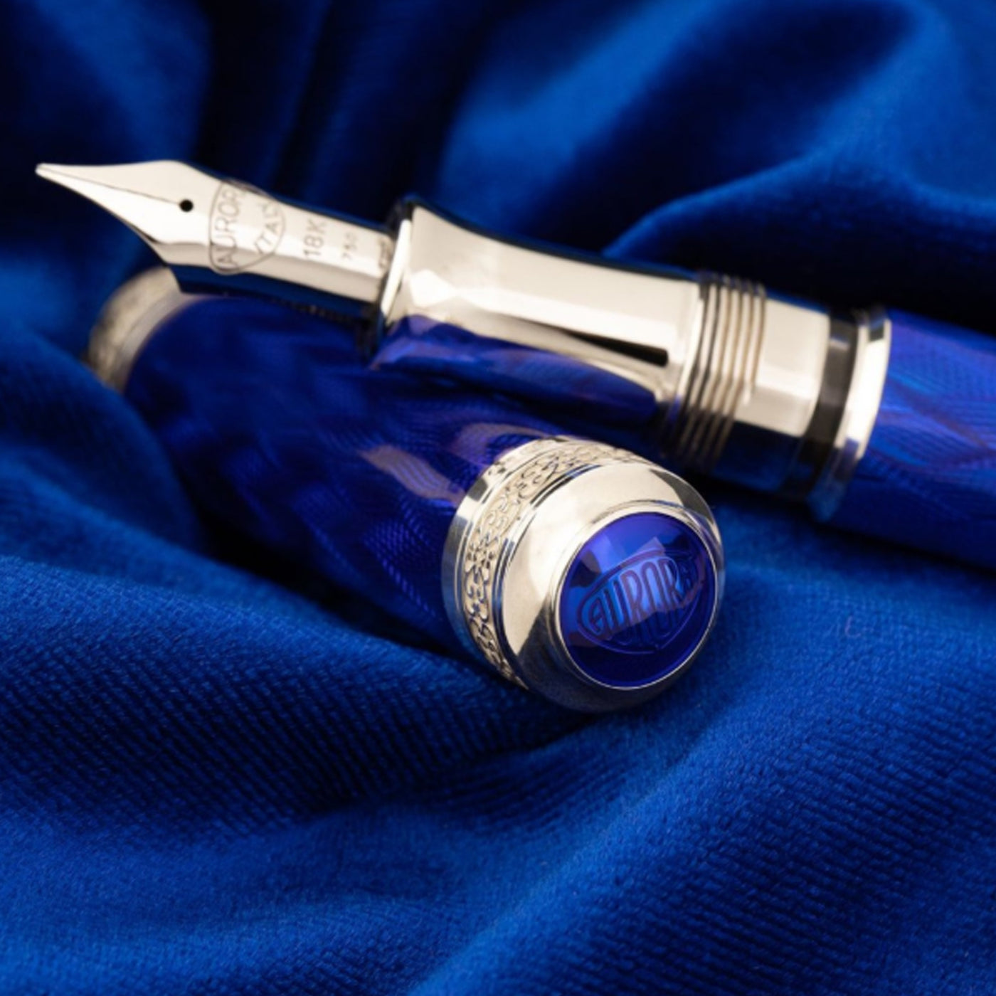 Aurora 100th Anniversary Duca Limited Edition Fountain Pen - Blue 7