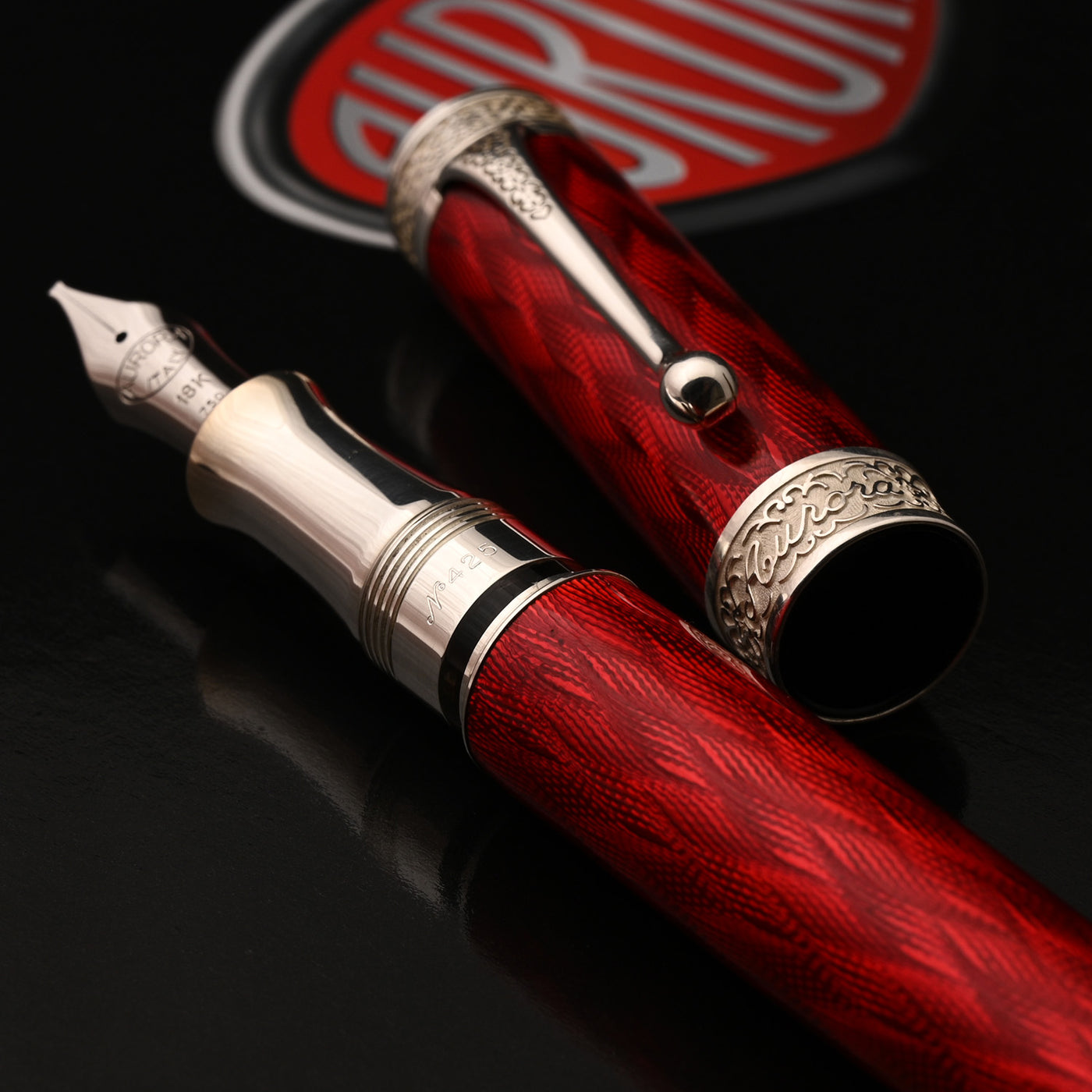 Aurora 100th Anniversary Limited Edition Fountain Pen - Red 10